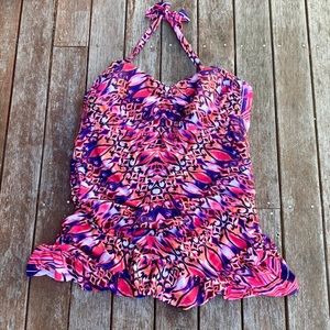 Retro vintage style swimsuit Becca 1X unworn cute